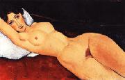 Amedeo Modigliani Reclining Nude on a Red Couch china oil painting reproduction